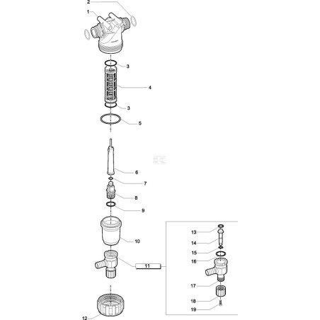 Filtre de pression ARAG 32241C3