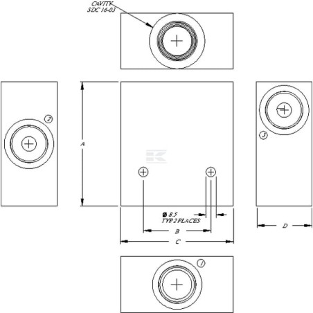 Corps aluminium FLUIDPRESS 33161G12A1