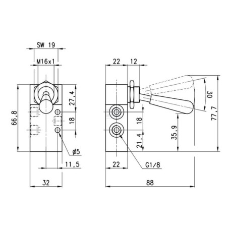 Distributeur CAMOZZI 338905