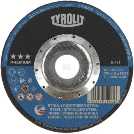 Disque à découper TYROLIT 34472852