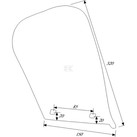 Pointe d'embrayage LEMKEN 34710020