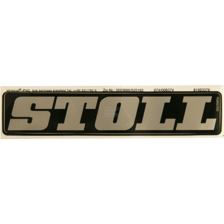 Autocollant STOLL 3503660