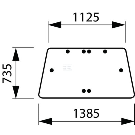 Vitre LANDINI 3555024M1