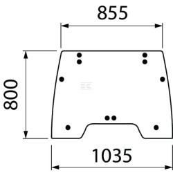 Vitre LANDINI 3679334M1