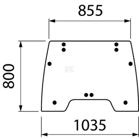 Vitre LANDINI 3679334M1