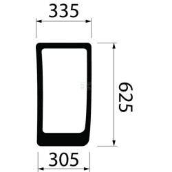 Vitre LANDINI 3674693M3