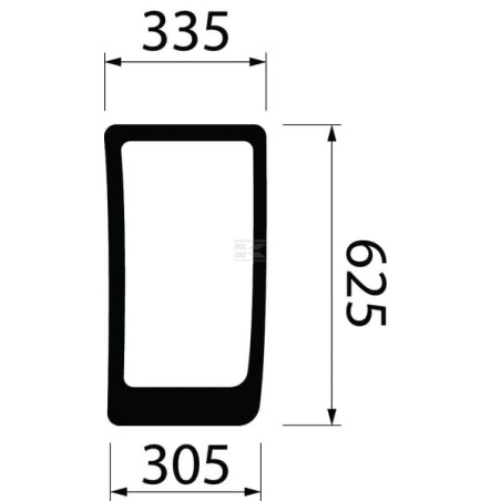 Vitre LANDINI 3674693M3