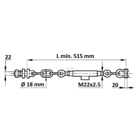 Stabilisateur UNBRANDED 3683060M91N