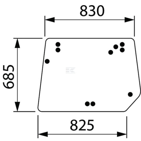 Vitre LANDINI 3679459M1