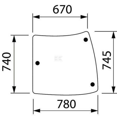 Vitre LANDINI 3655788M1