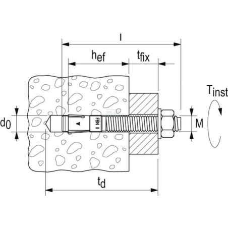 Boulon d'ancrage FISCHER 40946