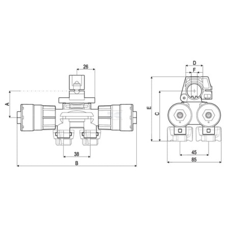 Porte-buse ARAG 4063F950