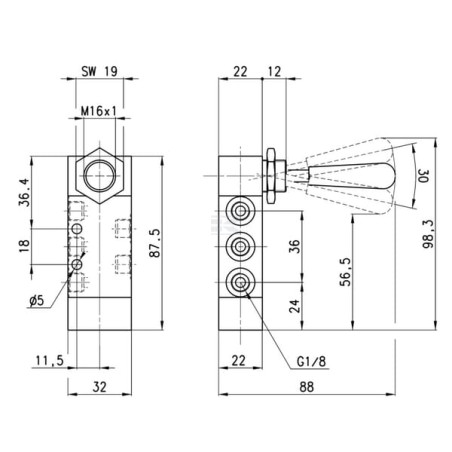 Distributeur CAMOZZI 378905