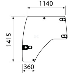 Vitre LANDINI 4217257M2