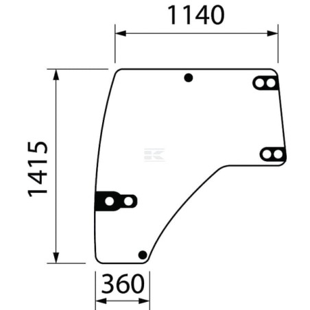 Vitre LANDINI 4217257M2