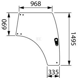 Vitre LANDINI 4218158M3