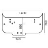 Vitre arrière courbé UNIVERSEL 4297405M92N