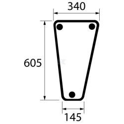 Pare-brise UNIVERSEL 4354066N