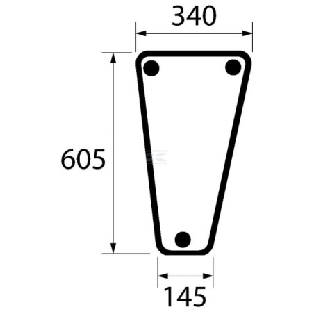 Pare-brise UNIVERSEL 4354066N
