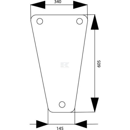 Pare-brise UNIVERSEL 4354067N