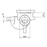 Tee d'attelage jaune WABCO 4522030320
