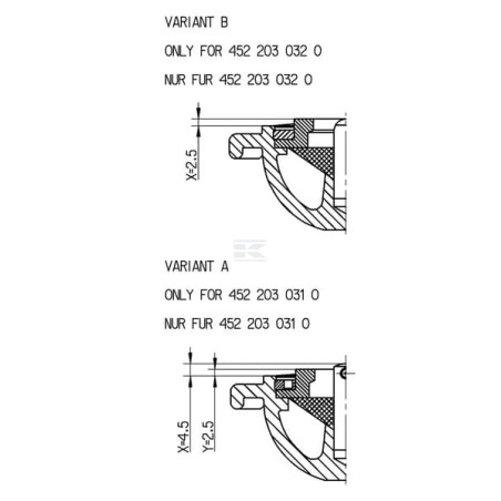 Tee d'attelage rouge WABCO 4522030310