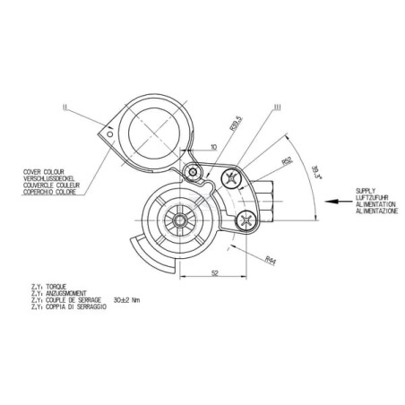 Raccord WABCO 4523030310