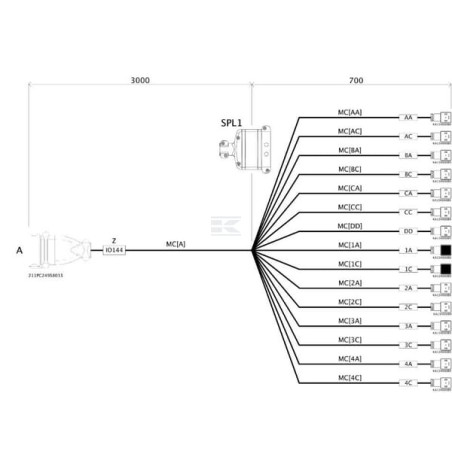 Câble de connexion ARAG 4679000191B