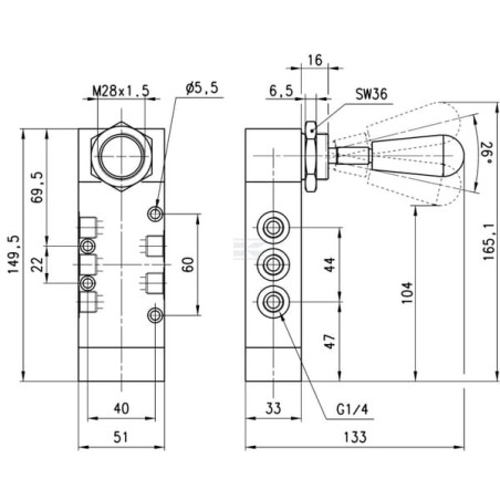 Distributeur CAMOZZI 464905