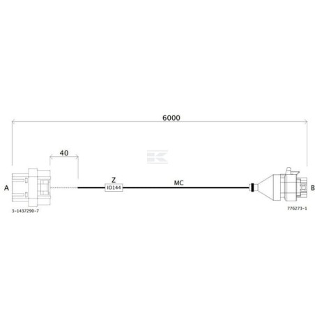 Câble de connecteur ARAG 4679002210