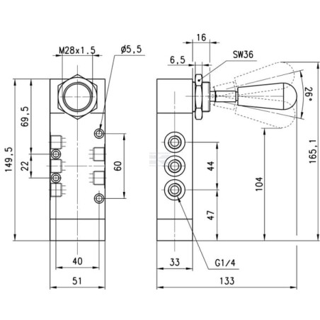 Distributeur CAMOZZI 474905