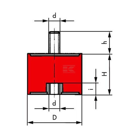 Silent bloc UNIVERSEL 5020B70