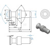 Boulon d'articulation UNIVERSEL 507002KR