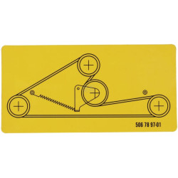 Autocollant HUSQVARNA 506789701