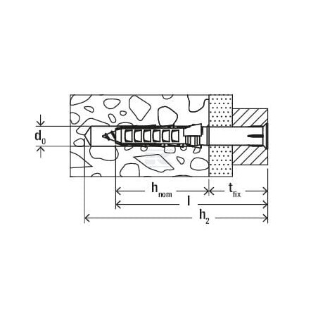 Fixation du cadre FISCHER 503001