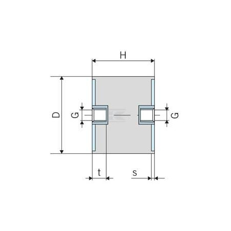 Silent bloc type C UNIVERSEL 5040C70