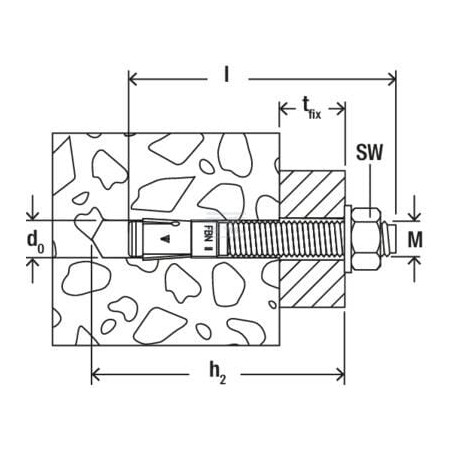 Ancrage à boulon FISCHER 507567