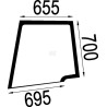 Vitre de porte UNIVERSEL 5089550N