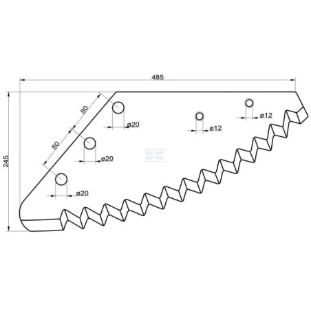 Couteau de mélangeuse FARESIN 512001550NC