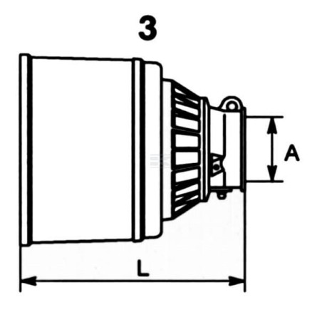 Coiffe de protection BONDIOLI&PAVESI 517040023