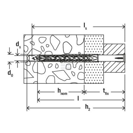 Fixation du cadre FISCHER 544551