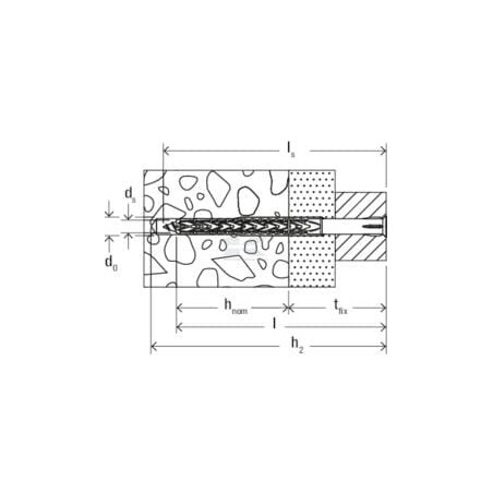 Fixation du cadre FISCHER 544551