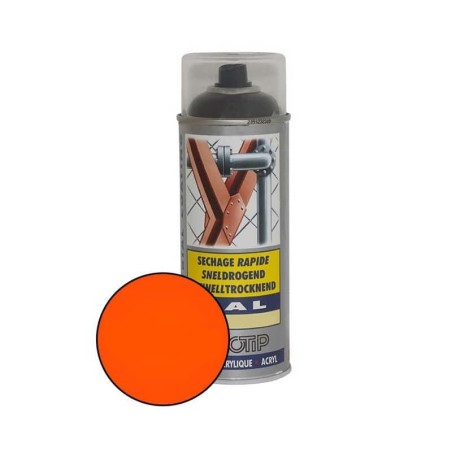 Peinture spéciale motoculture couleur ORANGE KUBOTA - Aérosol 400ml