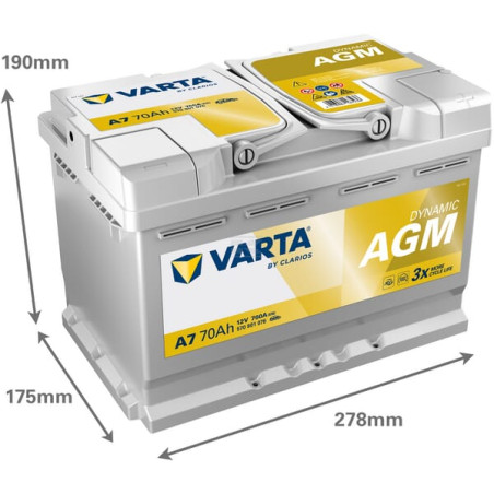 Batterie VARTA 570901076