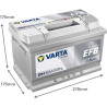 Batterie VARTA 565500065