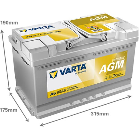 Batterie VARTA 580901080