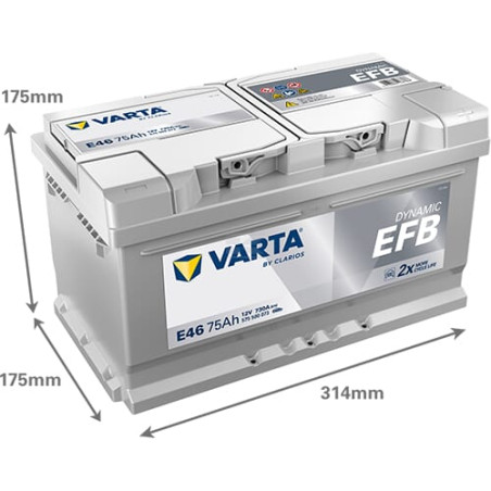 Batterie VARTA 575500073