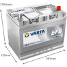 Batterie VARTA 572501076