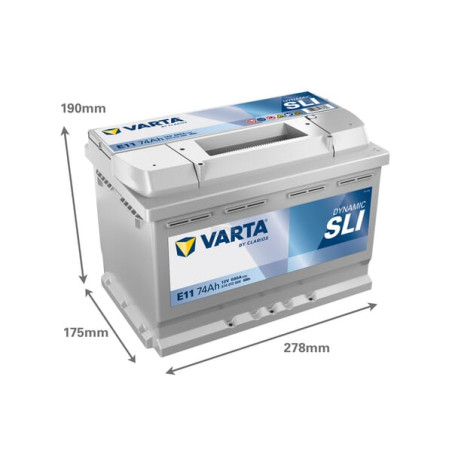 Batterie VARTA 574012068