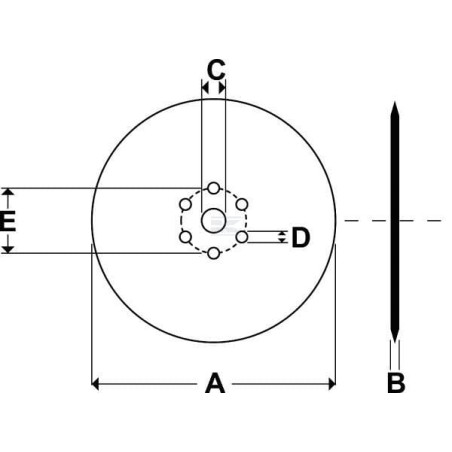 Disque LEMKEN 5822603